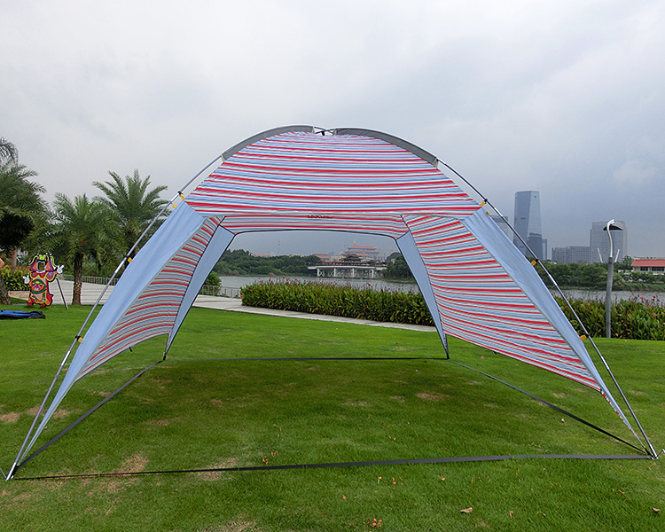 Field simple large canopy tent Outdoor folding awning sunscreen activities 5 people beach shed canopy