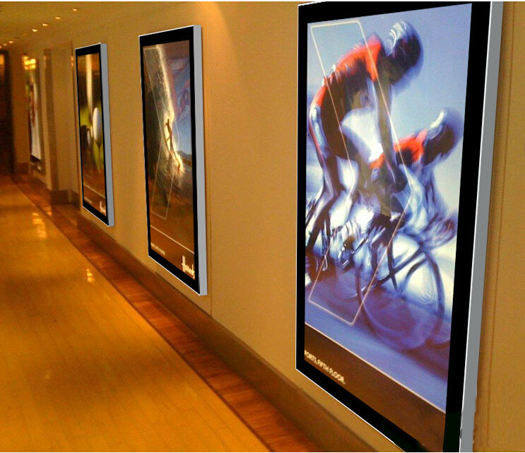 Custom advertising LED highlight super bright super light box single-sided double-sided magnetic crystal price list milk tea