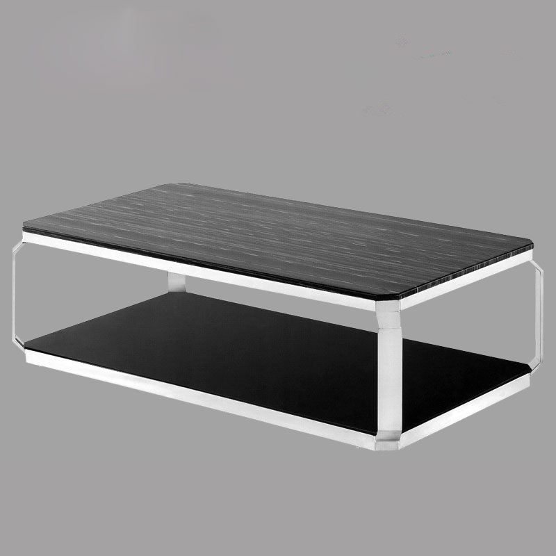 Shanghai office furniture brief modern tempered glass will be in talks with tea table sofa assorted tea table