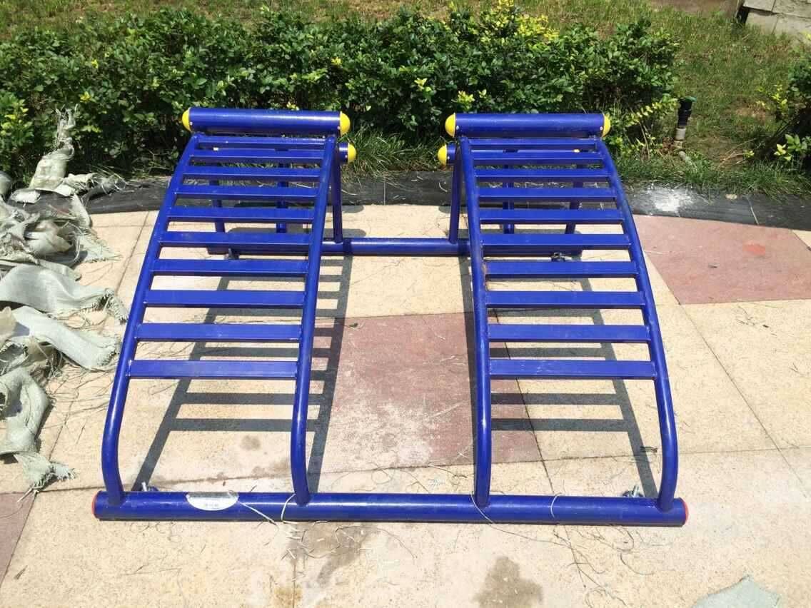 Outdoor fitness equipment outdoor single abdominal muscle plate Two-linked abdominal muscle plate supine and sitting plate National
