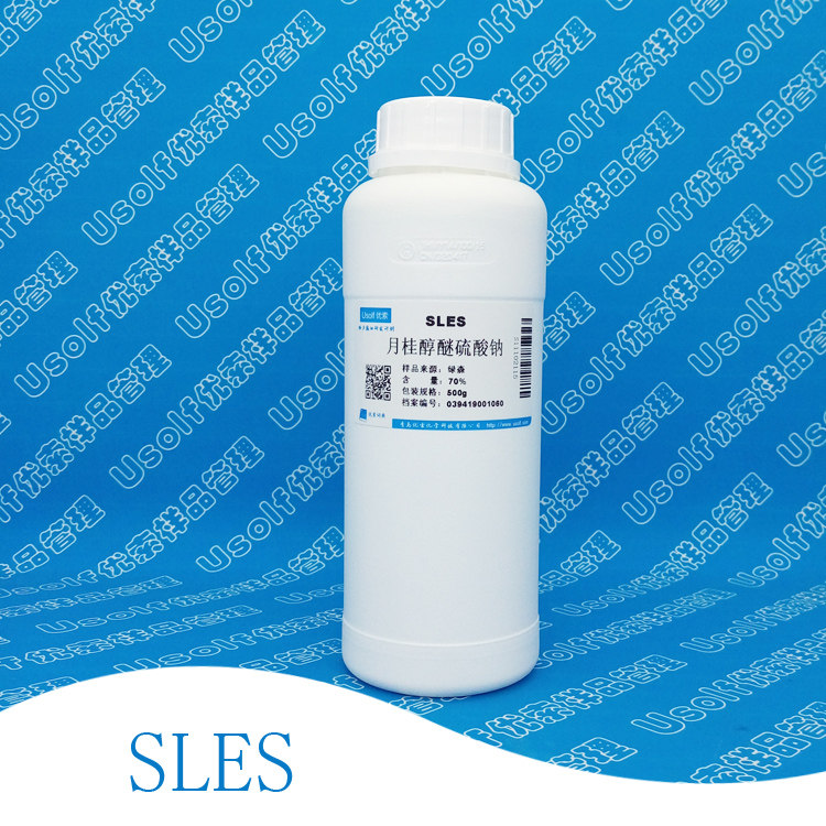 Lauryl alcohol polyoxyethylene ether sodium sulfate laureth sulfate SLES 2EO 500g bottle