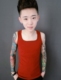 Mùa hè nhanh màu đỏ người đàn ông với vest tương tự Slim co giãn thấm mồ hôi màu rắn cotton vest nam phiên bản Hàn Quốc của áo sơ mi chạm đáy hoang dã áo 3 lỗ nam rộng nách Lót
