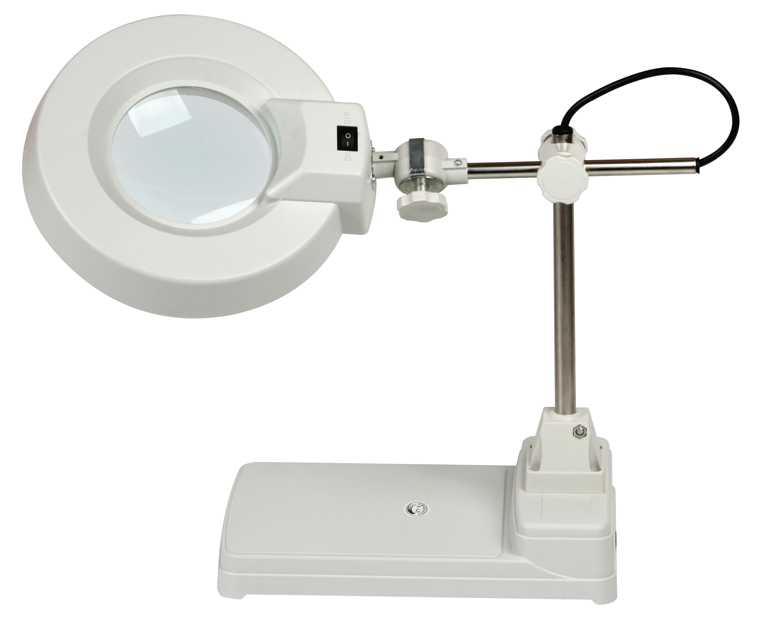 Custom desktop folding lift 10 times 20 times magnifying glass desktop folding magnifying glass lifting magnifier table lamp
