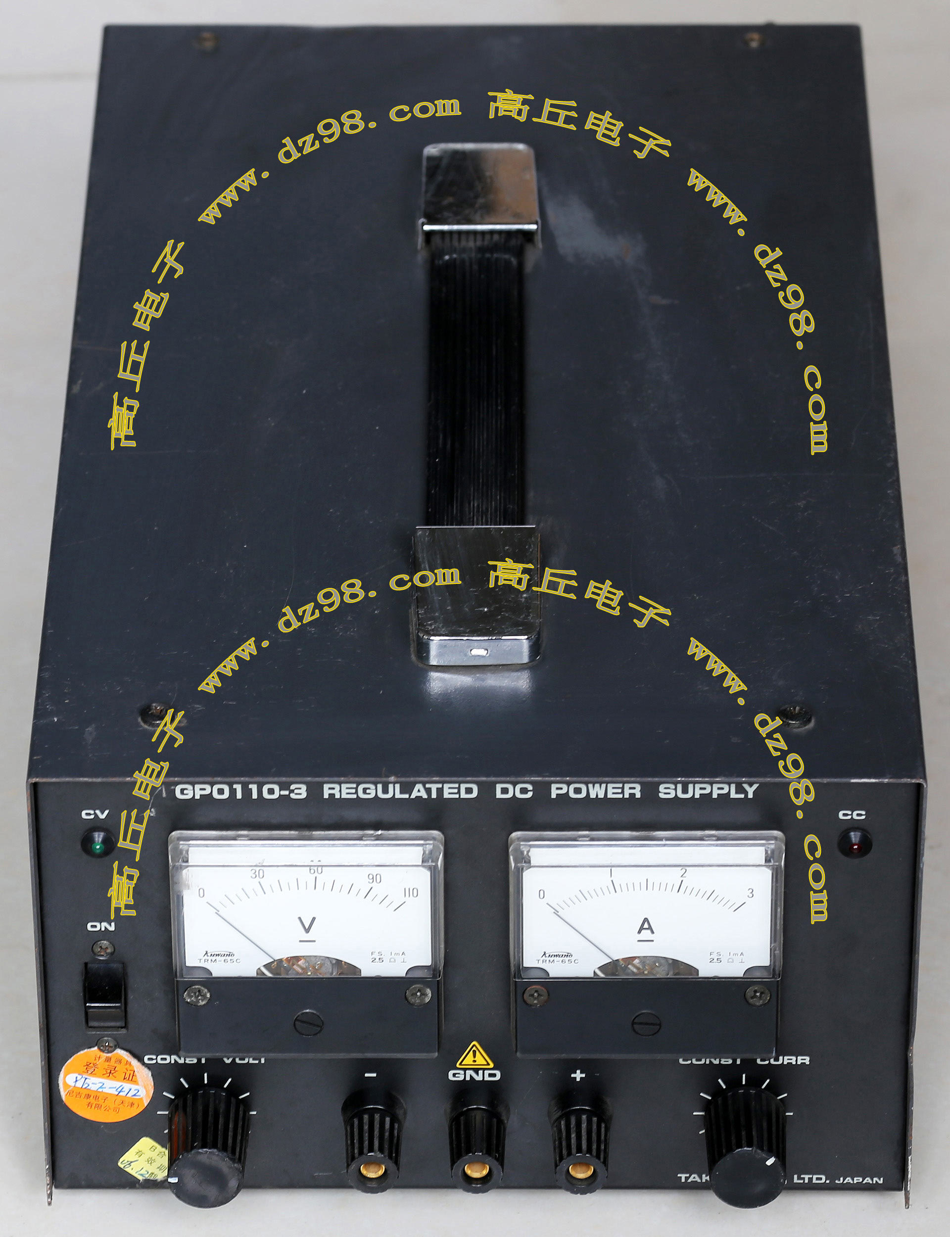 Japan high sands TAKASAGO GP0110-3 0-110V 0-3A adjustable DC power supply