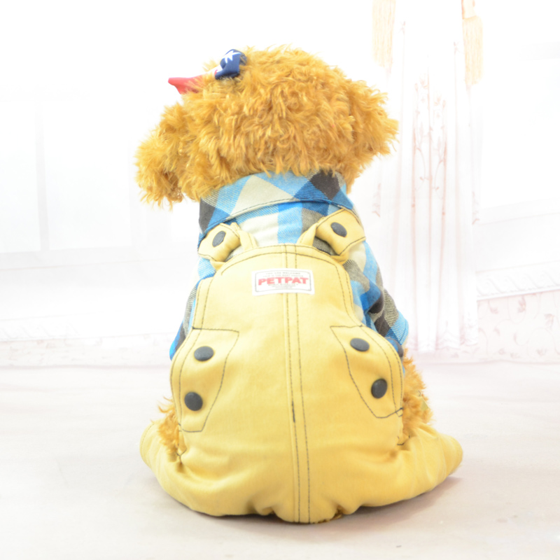 易派Petpat宠物狗衣服 泰迪两件套春秋装服装 棉服PD13-K004 包邮