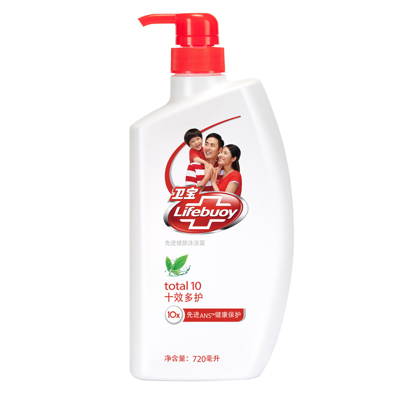【天猫超市】Lifebuoy/卫宝健肤沐浴露-十效多护 720ml