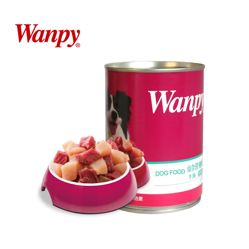 顽皮狗罐头 牛肉犬用罐头 泰迪金毛萨摩贵宾罐头妙鲜包375g