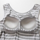 Modal nightdress nữ mùa hè với áo ngực che cup một bộ đồ ngủ miễn phí áo ngực mỏng phần lỏng lẻo dịch vụ nhà không tay váy đầm đẹp giá rẻ Đêm đầm
