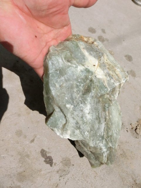 150912 jade raw material bare stone natural raw stone Qinghai Kunlun Yushan material Qingbai jade 7 35 kg-Taobao