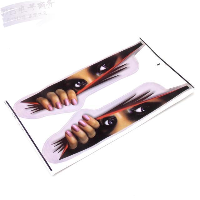 Car body decoration stickers Beauty eyes Peep Peep blindfold and look at stickers 