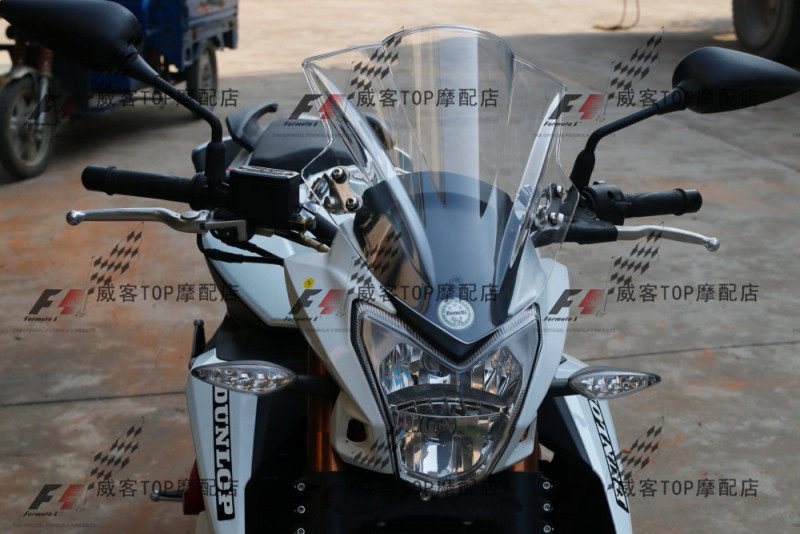 New Street Fire 223 Puma Shadow God of War KP150 RX FZ1N FZ6N modified windshield Windshield glass