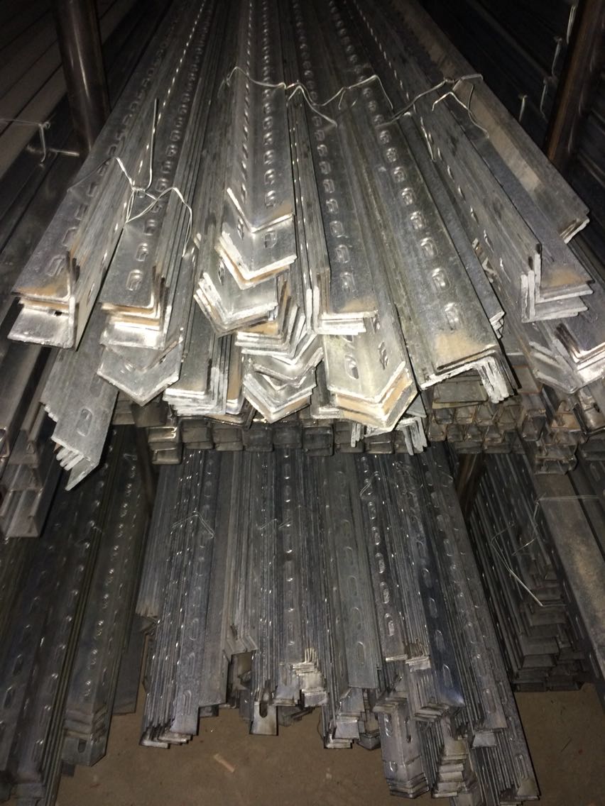 Bridge frame Lace angle steel Twin hole angle steel galvanized angle iron angle iron punching angle iron 40*40