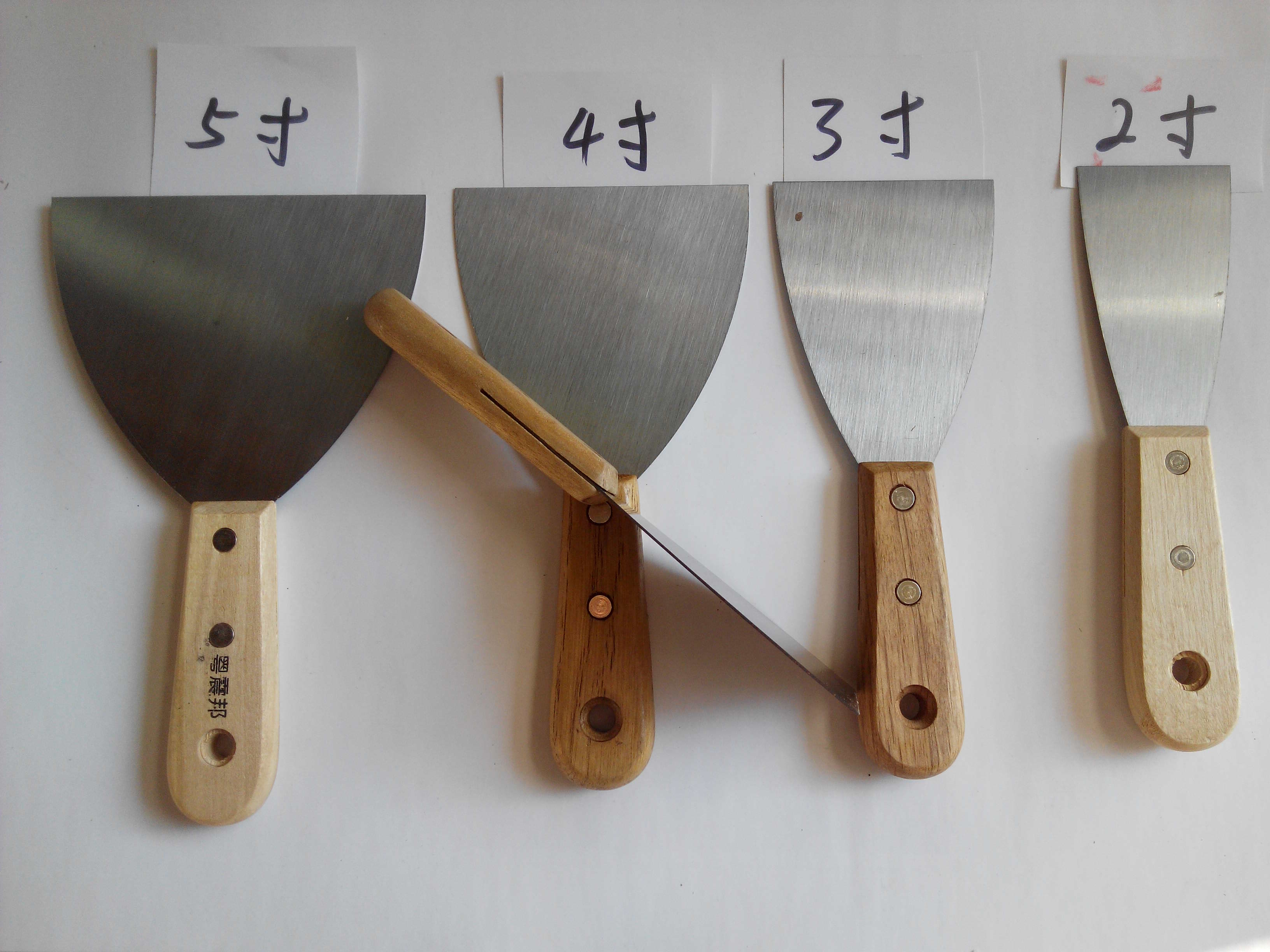 Cantonese Tremor Thicken Oil Ash Knife 2345 Inch Imitation Stainless Steel Face Chromed Oil Grey Knife Clean Putty Putty Knife-Taobao