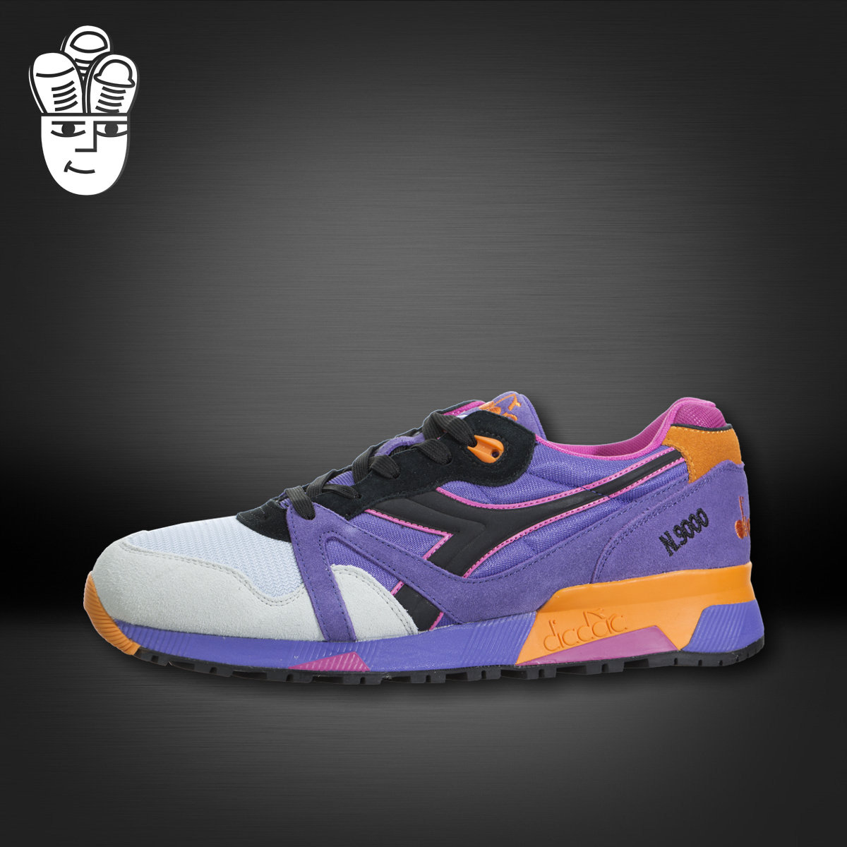 Diadora N.9000 迪亚多纳男子复古跑鞋 运动休闲鞋 多色入