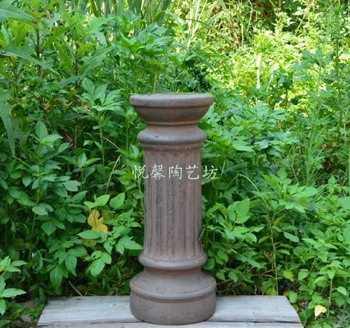 European-style pottery Roman column Foyer Corridor Garden flower stand Pedestal Floor-to-ceiling classical home decorations