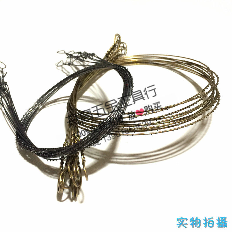 Special woodworking multi - faceted jaw saw strap steel wire saw strip single - face tooth saw strip
