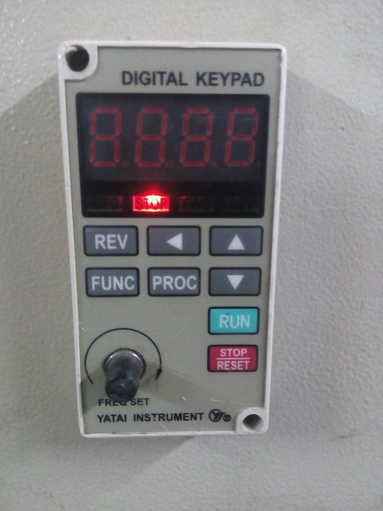 Y converter Speed Module Operation Settings Control Panel DIGITAL KEYPAD FREQ SET