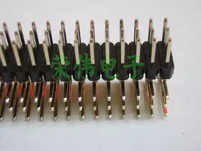 Three ROWS OF PINS 3*40P spacing 2 54MM THREE ROWS OF PINS 2 54 3 ROWS OF PINS 90 DEGREE GOLD-plated