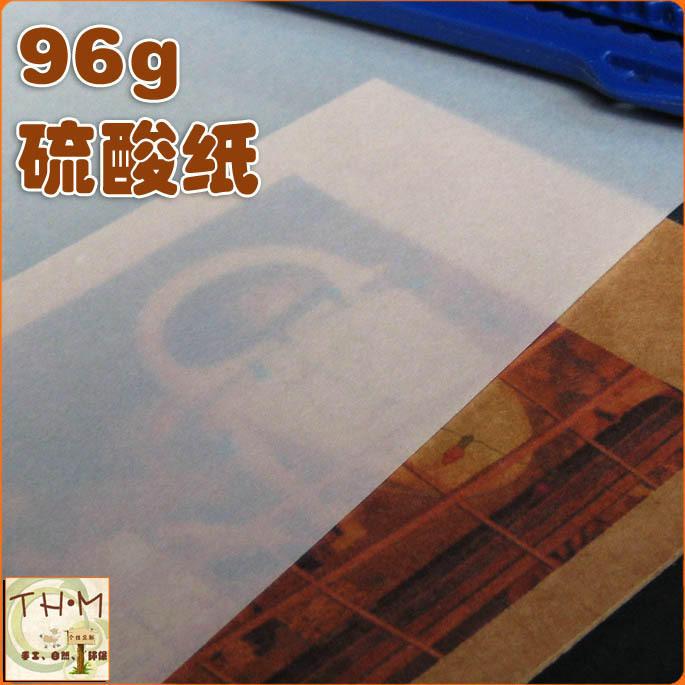 Sulfate paper 96g sheet translucent paper insulated photo diy album internal page book