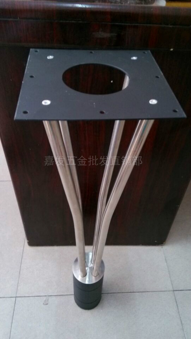 Simple table legs Desk legs Bar legs Desk legs Conference table legs accessories Stainless steel four-line legs