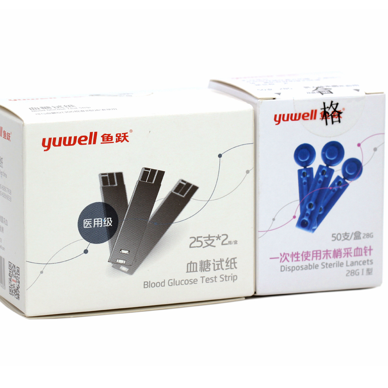 鱼跃悦准II型血糖试纸50条装 JYHR