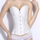Cô dâu corset hàng đầu dây kéo tòa corset thép xương bụng vành đai vành đai đồ lót đám cưới rút sau sinh
