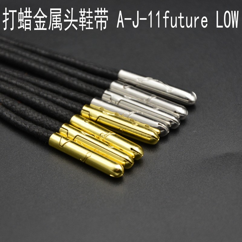  11 futureLOW low Help future braided waxed fine metal head shoestring fly man black and white classic
