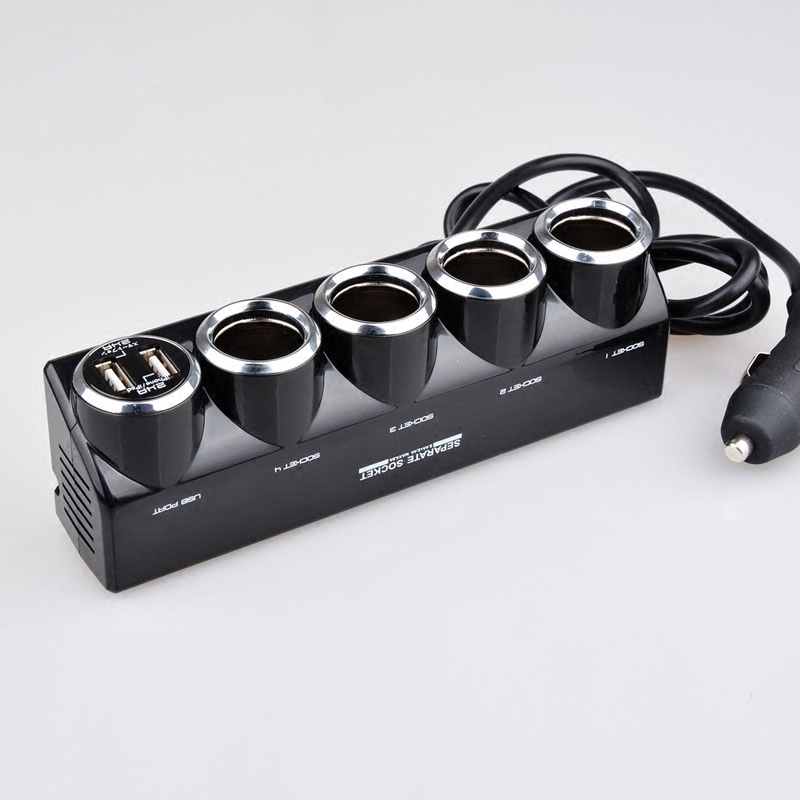 Japan KASHIMURA car cigarette lighter one to four with dual USB car charger car socket