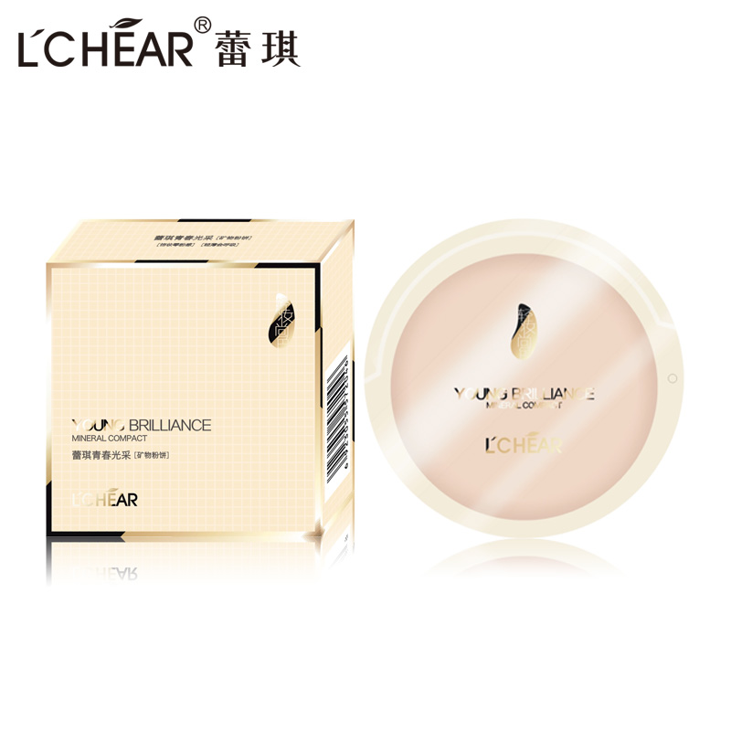 LCHEAR/蕾琪青春光采矿物粉饼 棉花弹力粉 烤粉 欢颜蜜粉饼