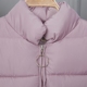Bánh mì quần áo ngắn cotton vest nữ mùa đông mới đứng cổ áo màu rắn Phiên bản Hàn Quốc của áo vest nữ xuống thoi trang nu Áo vest