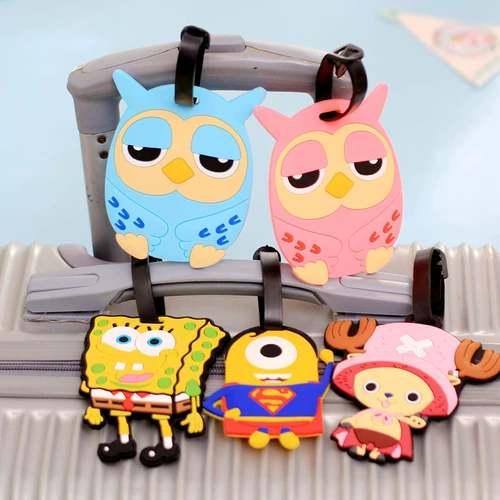 Мультяшный чемодан, багажная бирка, в корейском стиле