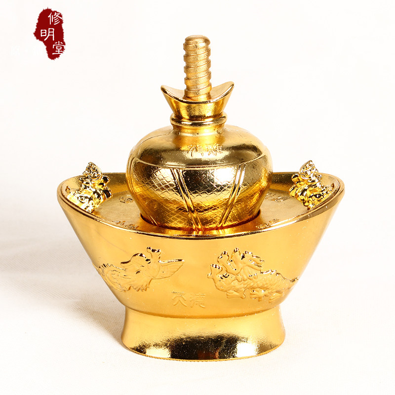 修明堂 开光李居明八运吉祥物 龙鸡六合财箱 捞起盘 化太岁摆件