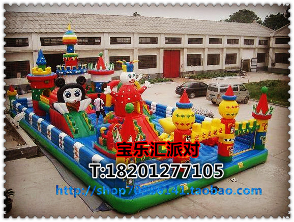 Beijing Birthday Party Clown Show Party Supplies Balloon Decoration Venue Place Inflatable Castle