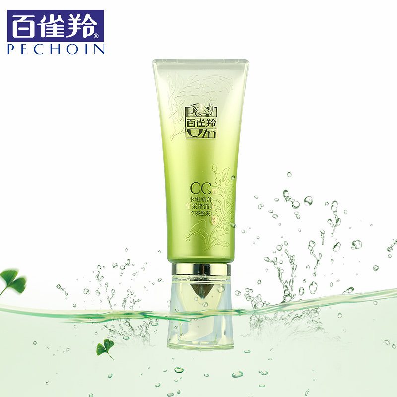 PECHOIN/百雀羚水嫩精纯莹采修饰乳40g 裸妆遮瑕白皙保湿隔离霜女