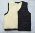 Mùa đông trung niên len lông thú một da cỏ vest nam da cừu vest dày cotton ấm áp áo vest dạ nam trung niên Áo vest cotton