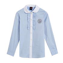 Shenzhen Mingde school uniform Female dress Female long sleeve shirt Zongyue school uniform