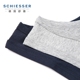 Đức Shuya SCHIESSER Đồ lót nam Shumei Cotton Vest Áo thể thao đáy 35-5565V 2 cái áo mặc vest Áo vest