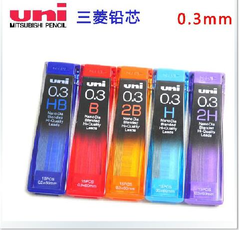Japan Mitsubishi stationery UNI new nano automatic pencil lead core 0 3mm 202ND mechanical pencil lead