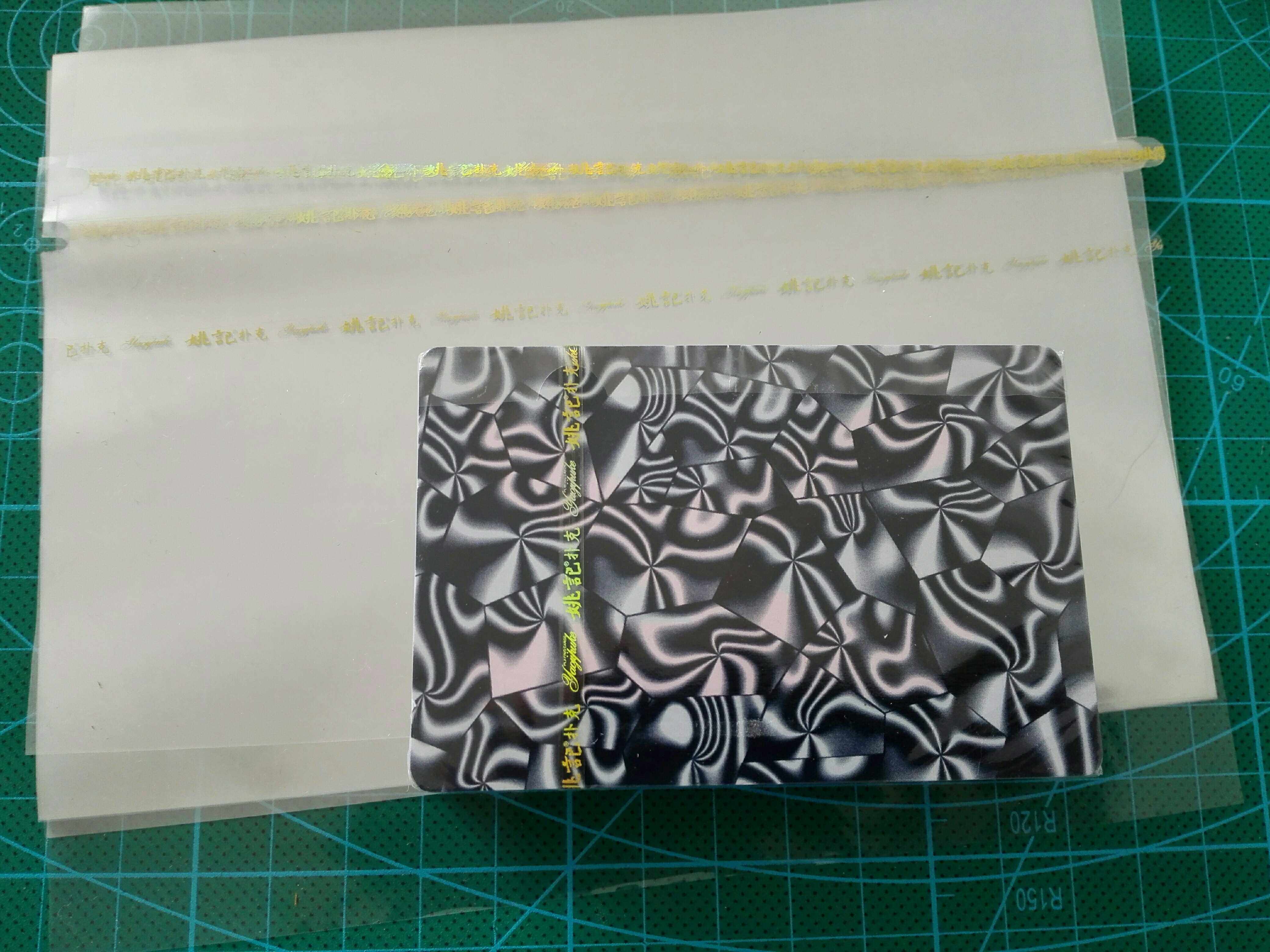 Yao Jie Poker Packaging Film Transparent Film Anti-counterfeiting Film Packaging Paper