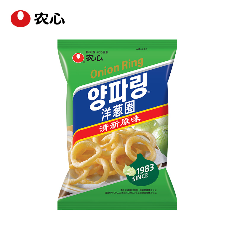 【天猫超市】农心 原味洋葱圈70g/袋  美味 休闲 小零 食膨化食品