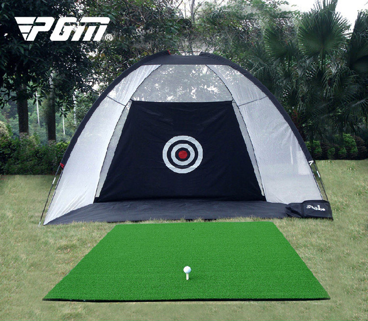 Interior Exterior Home Office Golf Practice Net Swing Stem Trainer 2 m Tent Net Strike Cage