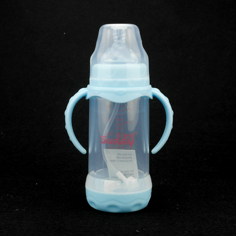 小太阳 宽口径 防爆玻璃奶瓶210ml B-6253 送奶嘴
