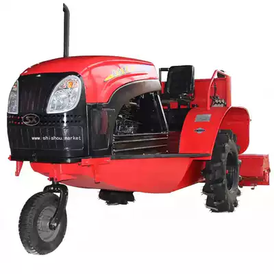 Shouxing machine boat 509 four-cylinder hydraulic high horsepower Lotus Root water bamboo lobster crab pond mud field modified rotary tiller