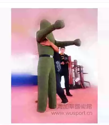 Ruaisen green canvas fire training dummy integrated fighting skills