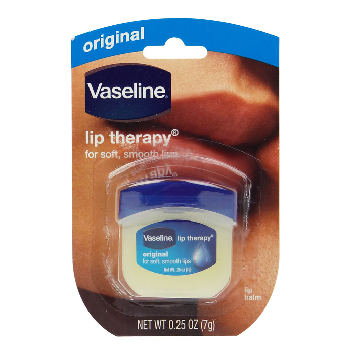 Vaseline/凡士林润唇膏Q版保湿滋润淡化细纹7g原味/可可/玫瑰