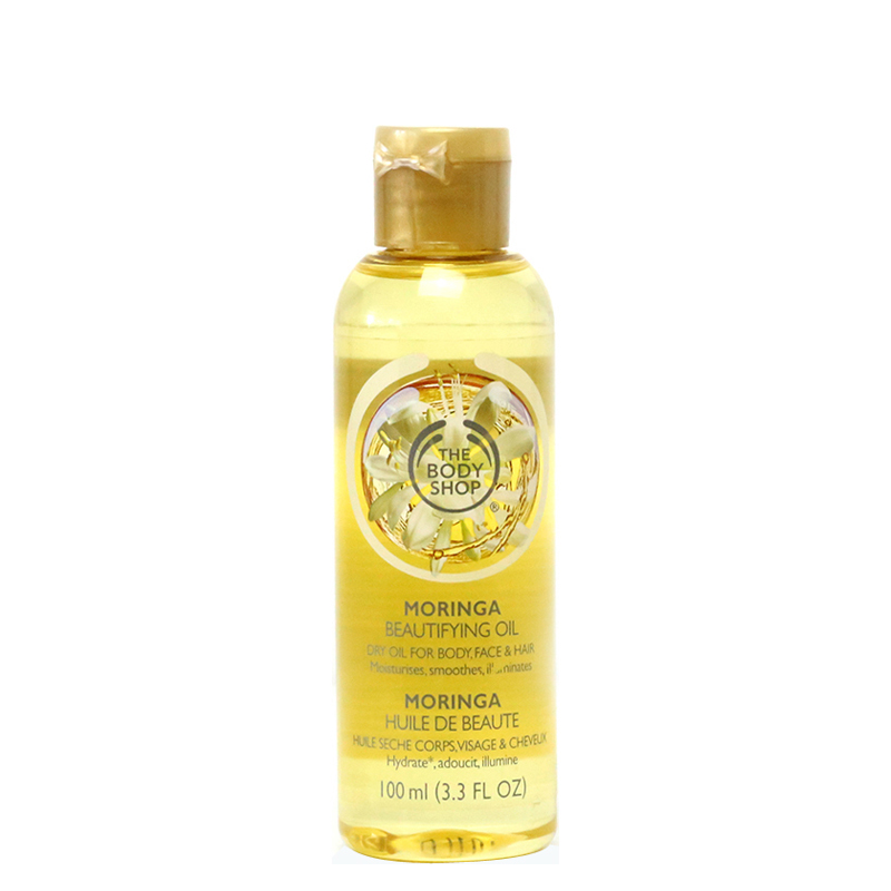 The body shop/美体小铺辣木花精华护理油身体油润肤按摩护发3合1