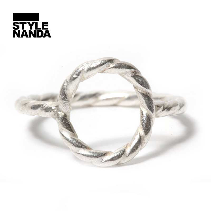 stylenanda 韩版时尚简约圆形戒指R