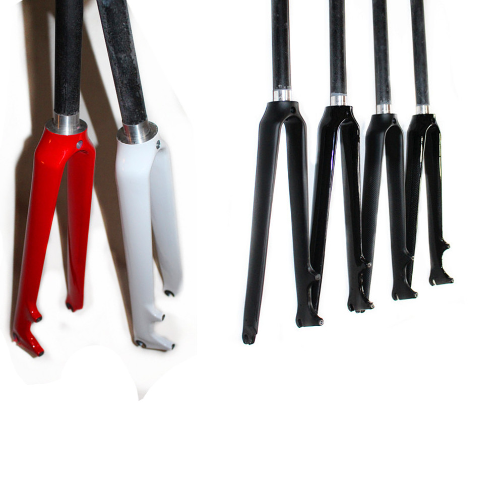 Disc Brake Carbon Fiber Front Fork Dead Flying Car Road Car Ultra Light Front Fork Mountaineering Car Front Fork 700C Carbon Fork 28 60