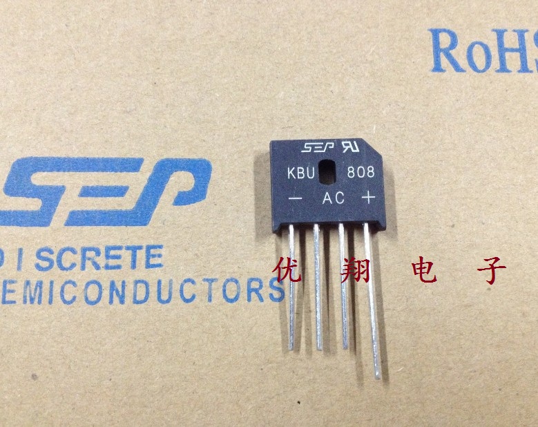 Original Taiwan SEP KBU808 rectifier bridge 8A 800V Brand new