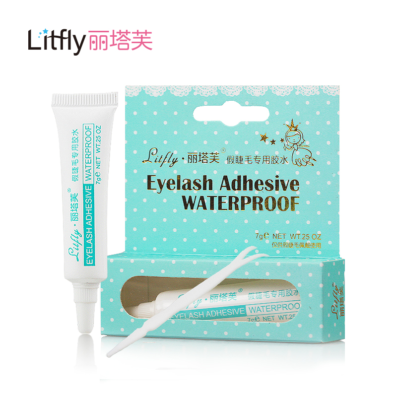 Litfly丽塔芙 假睫毛胶水 双眼皮贴胶水定型霜 超粘 透明7g